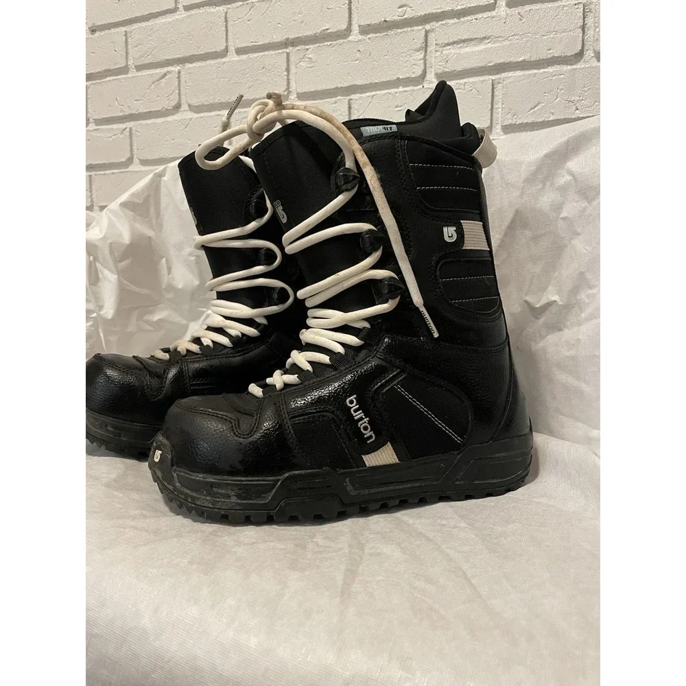 Burton Coco‎ Women's Snowboard Boots Size 9 Black White Lace
